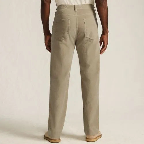 Men's Corduroy Comfort Waist Easy Classic Fit 5 Pocket Pant