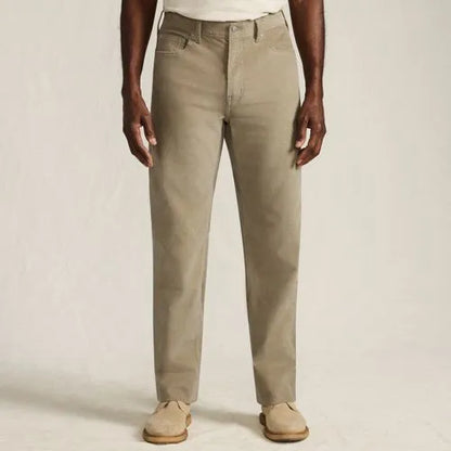 Men's Corduroy Comfort Waist Easy Classic Fit 5 Pocket Pant