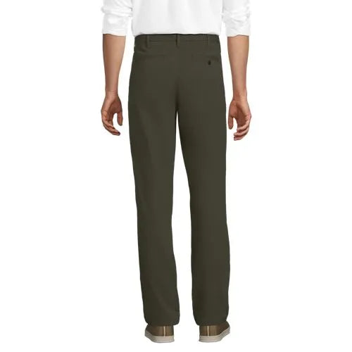 Men's Travel Kit Comfort Waist Easy Classic Fit Chino Pant
