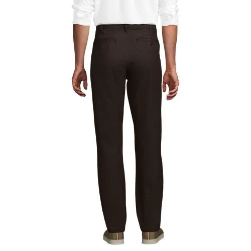 Men's Travel Kit Comfort Waist Easy Classic Fit Chino Pant