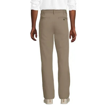 Men's Travel Kit Comfort Waist Easy Classic Fit Chino Pant