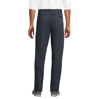 Men's Travel Kit Comfort Waist Easy Classic Fit Chino Pant