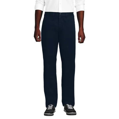 Men's Travel Kit Comfort Waist Easy Classic Fit Chino Pant