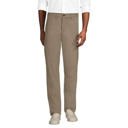 Men's Travel Kit Comfort Waist Easy Classic Fit Chino Pant