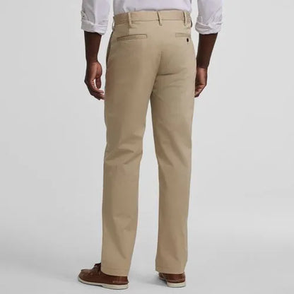 Men's Travel Kit Comfort Waist Easy Classic Fit Chino Pant