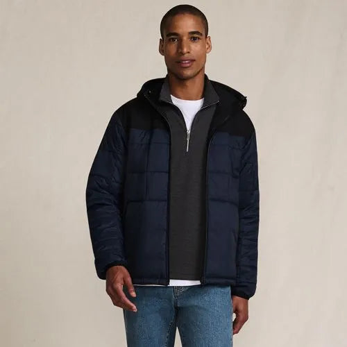 Men's Weatherproof Reversible Hooded Jacket