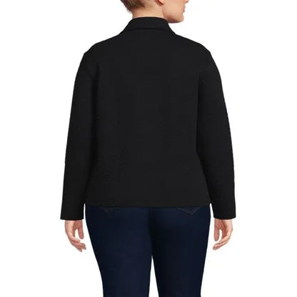 School Uniform Women's Quilted Shirt Jacket