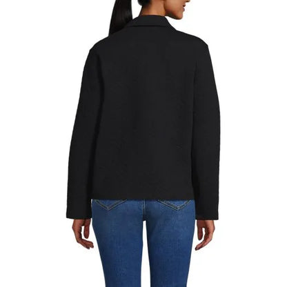 School Uniform Women's Quilted Shirt Jacket