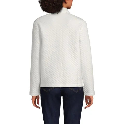 School Uniform Women's Quilted Shirt Jacket