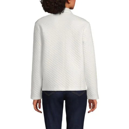 School Uniform Women's Quilted Shirt Jacket