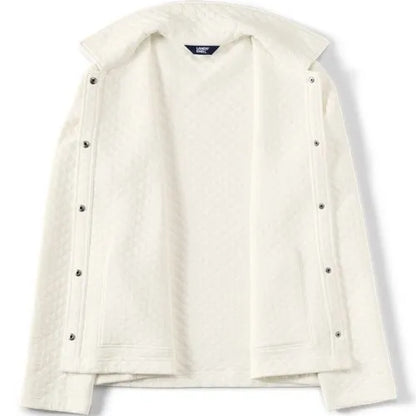 School Uniform Women's Quilted Shirt Jacket