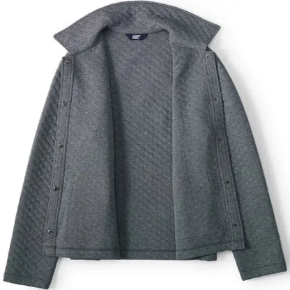 School Uniform Women's Quilted Shirt Jacket