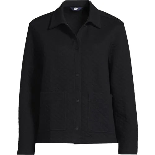 School Uniform Women's Quilted Shirt Jacket
