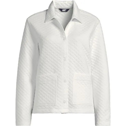 School Uniform Women's Quilted Shirt Jacket