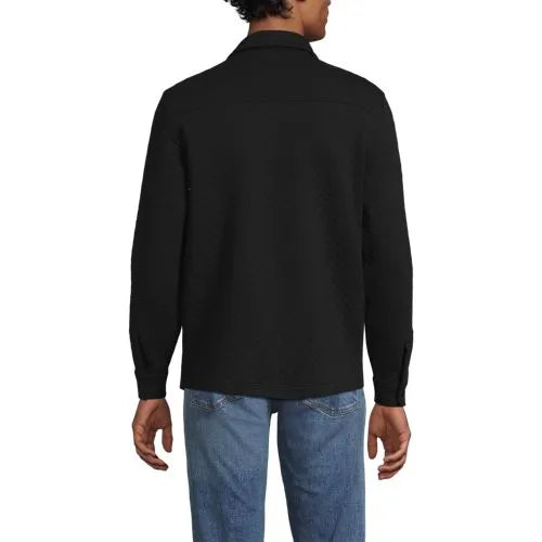 School Uniform Men's Quilted Shirt Jacket