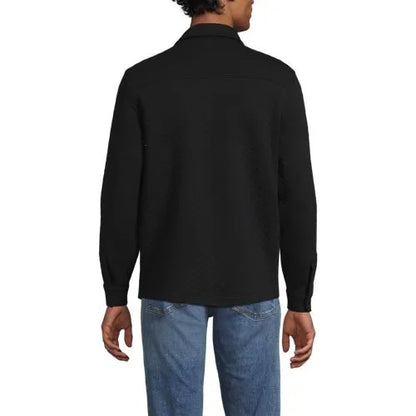 School Uniform Men's Quilted Shirt Jacket