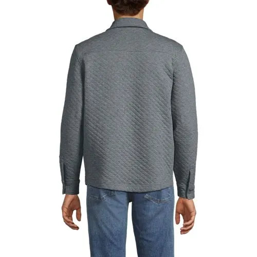 School Uniform Men's Quilted Shirt Jacket