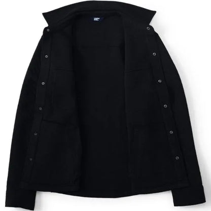 School Uniform Men's Quilted Shirt Jacket