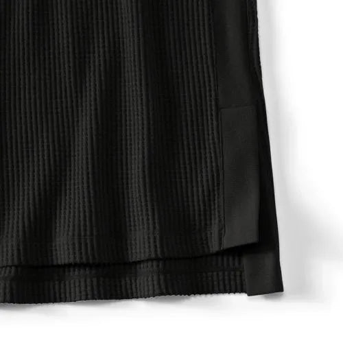 Women's Long Sleeve Waffle Cowl Neck Tunic