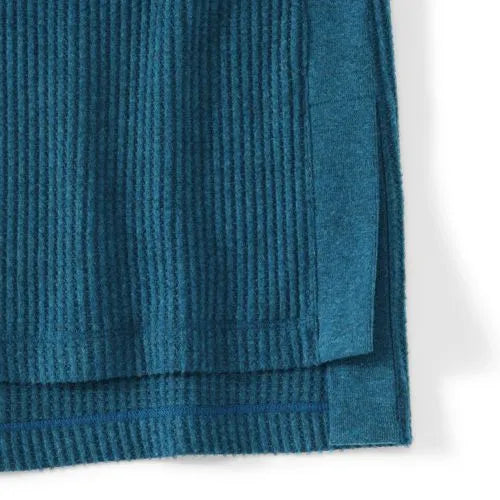 Women's Long Sleeve Waffle Cowl Neck Tunic