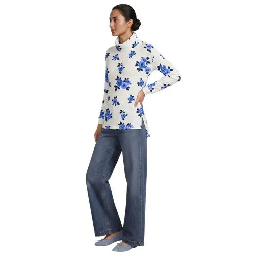 Women's Long Sleeve Waffle Cowl Neck Tunic