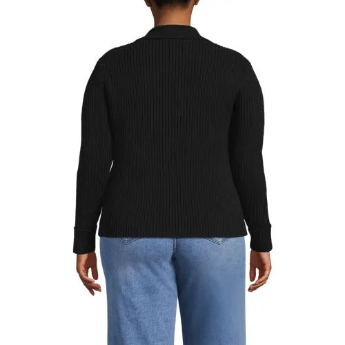 Women's Drifter Ribbed Collared Blazer Sweater