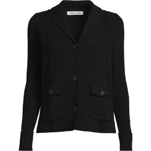 Women's Drifter Ribbed Collared Blazer Sweater