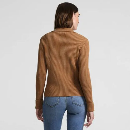 Women's Drifter Ribbed Collared Blazer Sweater