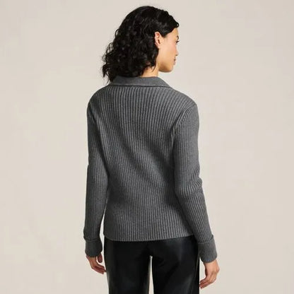 Women's Drifter Ribbed Collared Blazer Sweater