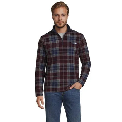 Men's Anyweather Fleece Print Quarter Zip Pullover