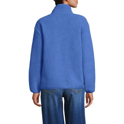 Women's Half Zip Cozy Sherpa Fleece Pullover