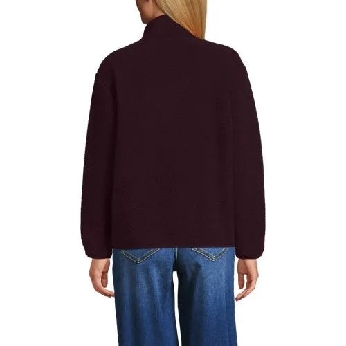 Women's Half Zip Cozy Sherpa Fleece Pullover