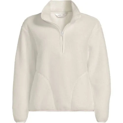 Women's Half Zip Cozy Sherpa Fleece Pullover