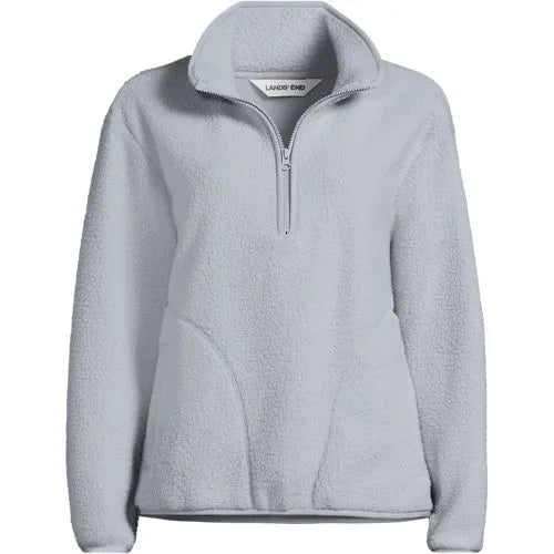 Women's Half Zip Cozy Sherpa Fleece Pullover