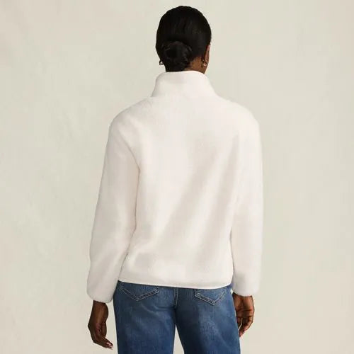 Women's Half Zip Cozy Sherpa Fleece Pullover