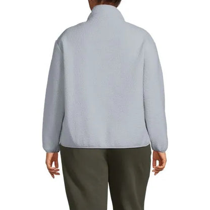 Women's Half Zip Cozy Sherpa Fleece Pullover
