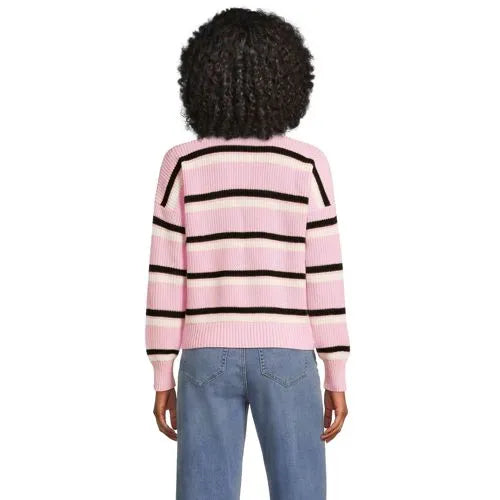 Women's Drifter Rugby with Woven Collar Sweater