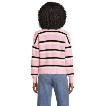 Women's Drifter Rugby with Woven Collar Sweater