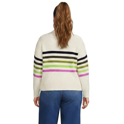 Women's Drifter Rugby with Woven Collar Sweater