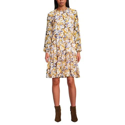 Women's Chiffon Above the Knee Adjustable Dress