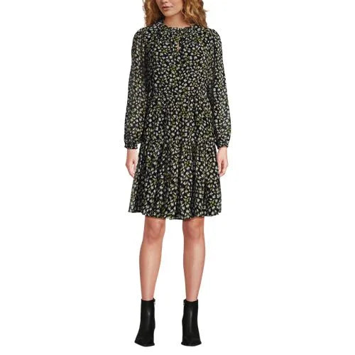 Women's Chiffon Above the Knee Adjustable Dress