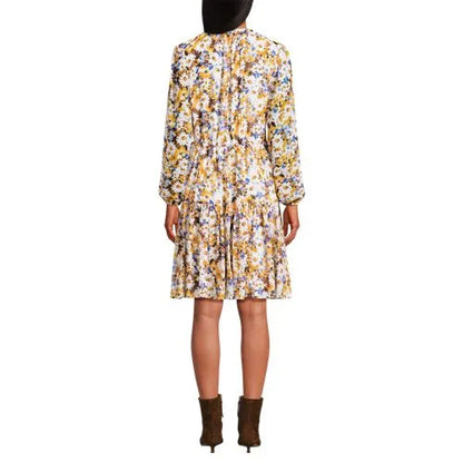 Women's Chiffon Above the Knee Adjustable Dress