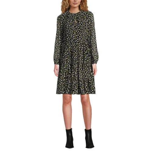 Women's Chiffon Above the Knee Adjustable Dress
