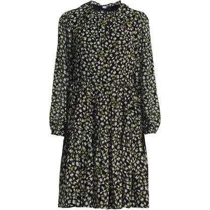 Women's Chiffon Above the Knee Adjustable Dress