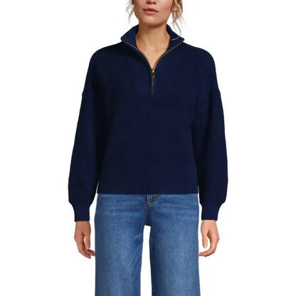 Women's Drifter Shaker Wedge Quarter Zip Sweater