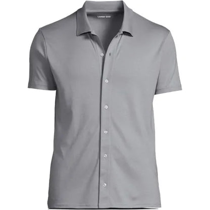 Men's Supima Short Sleeve Button Front Shirt