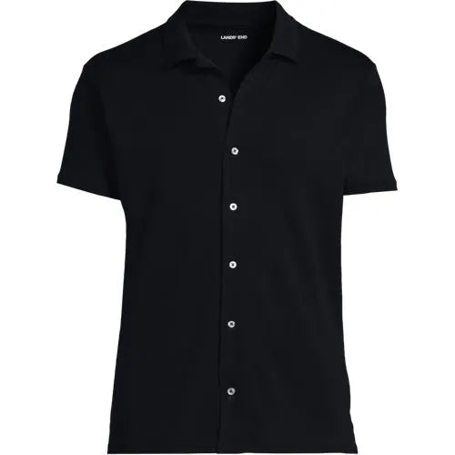 Men's Supima Short Sleeve Button Front Shirt