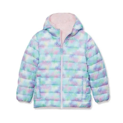 Girls FeatherFree™ Reversible Hooded Jacket