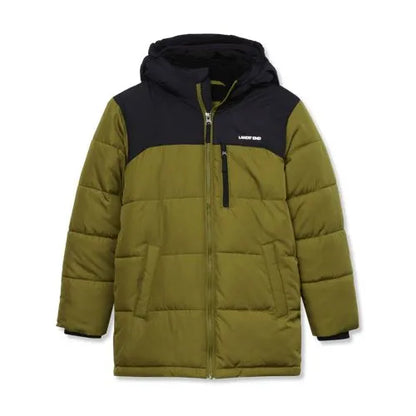 Boys Water Resistant Sherpa Lined Coat