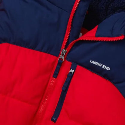 Boys Water Resistant Sherpa Lined Coat